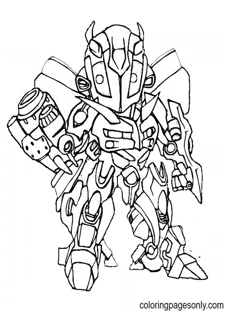 Dibujo De Transformers Bumblebee Para Colorear Dibujos Para Imprimir