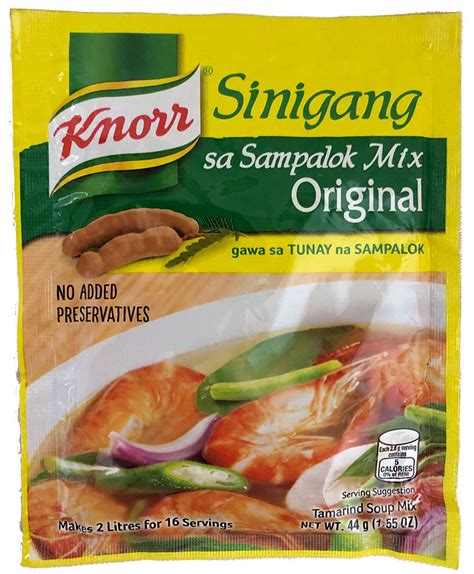 Buy Ajinomoto Japan Food Knorr Sinigang Sa Sampalok Mix Original 40g Shinigan Soup Stock 40g