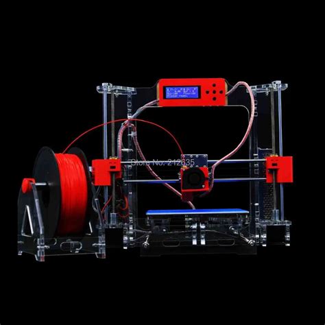 Acrylic Frame LCD Screen Acquired Reprap Prusa I3 Desktop 3D Printer