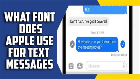 What Font Does Apple Use For Text Messages Expert Guide