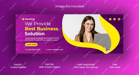 Premium Psd Psd Digital Marketing Agency And Corporate Facebook Cover Template