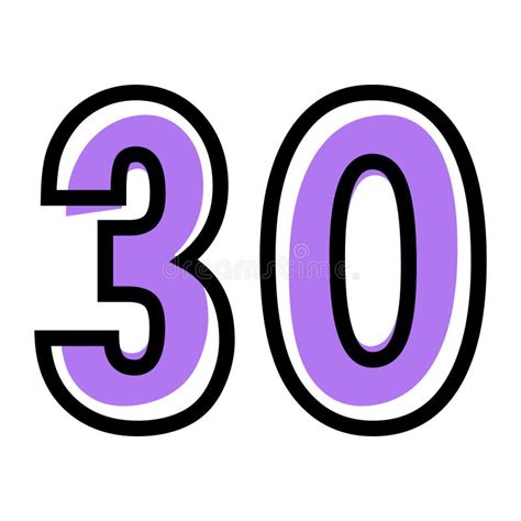 Number 30 Clipart