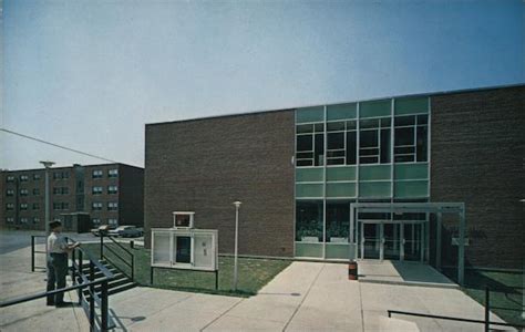 Alumni Hall & Library, Mansfield State College Pennsylvania Postcard