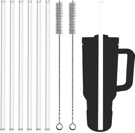 6 Pack Replacement Straws Compatible With Stanley 40oz