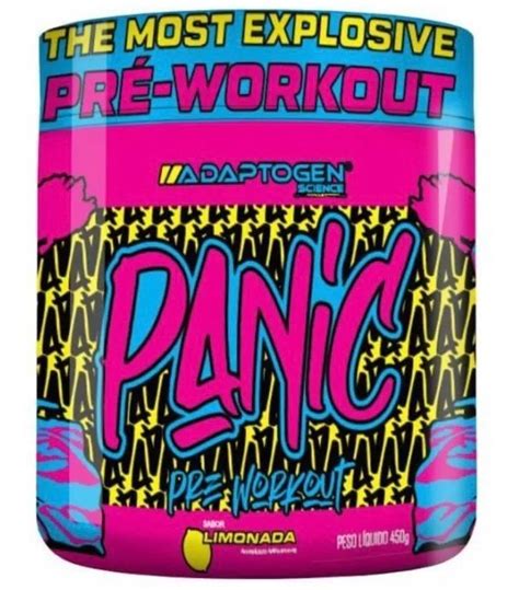 Panic Pre Workout G Adaptogen Science Araki Suplementos Atacado