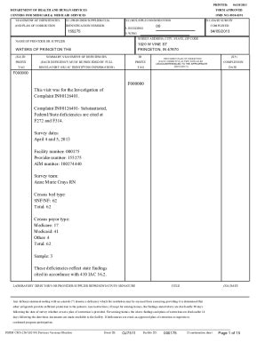 Fillable Online Substantiated Federal State Deficie IN Gov Fax Email