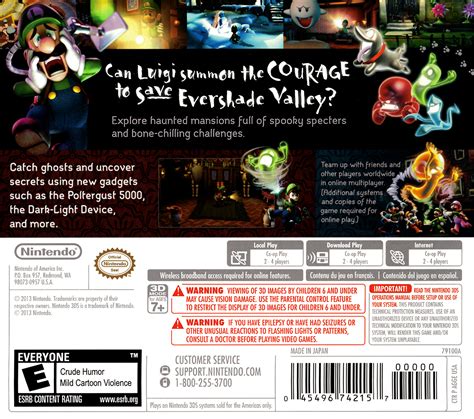 Luigi S Mansion Dark Moon Box Shot For Ds Gamefaqs