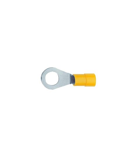 Cable Lug Ring Mm Pre Isolated Yellow Hole