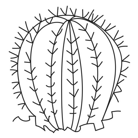 Dise O Png Y Svg De Ilustraci N De Cactus De Espina Para Camisetas