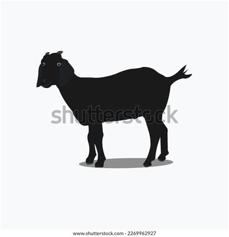 This Vector Black Goat Stock Vector Royalty Free 2269962927 Shutterstock