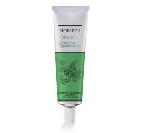 BIOEARTH POMATA MIRTILLO E IPPOCASTANO COSMETICA NATURALE E BIO