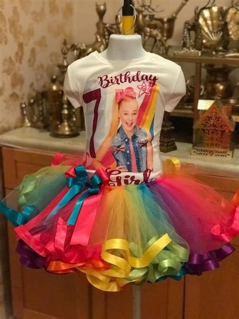 Jojo Siwa tutu set, jojo birthday outfit, jojo birthday shirt, jojo ...