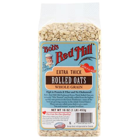 Bob S Red Mill Extra Thick Rolled Oats Whole Grain 1source