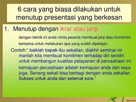 Contoh Kata Penutup Presentasi Dalam Bahasa Inggris My Makalah