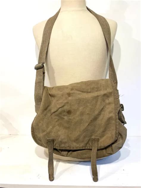 ANCIEN SAC MUSETTE Sacoche Militaire à identifier ww1 ww2 Allemand