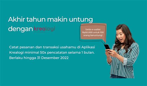 Akhir Tahun Makin Untung Dengan Krealogi