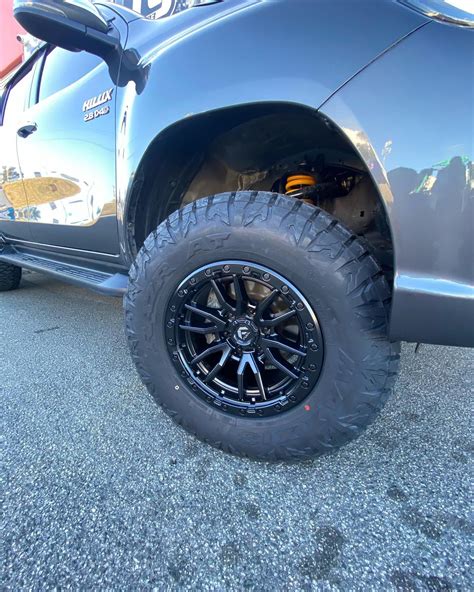 Toyota Hilux Grey Fuel Off Road Rebel 6 D679 Wheel Wheel Front