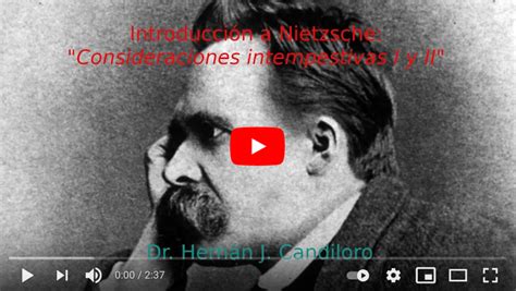 Introducci N A Nietzsche Consideraciones Intempestivas I Y Ii