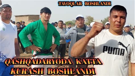 Qashqadaryoda Katta Kurash Youtube