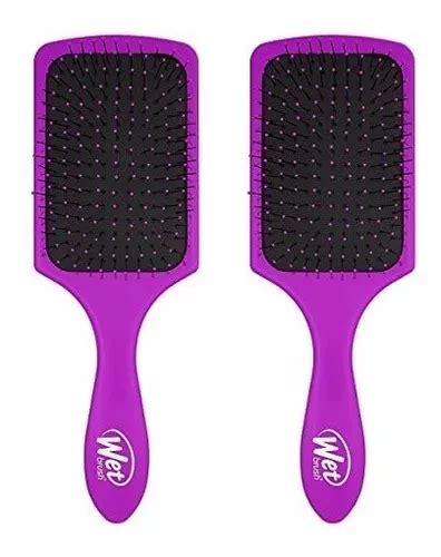 Cepillo Para Cabello Wetbrush Paddle Detangler Purple 2 Pack Color