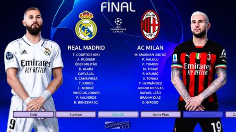 FINAL UEFA Champions League UCL 22 23 Real Madrid Vs AC Milan