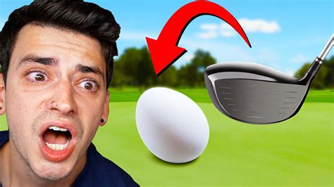 Golf With An Egg What The Golf Youtube