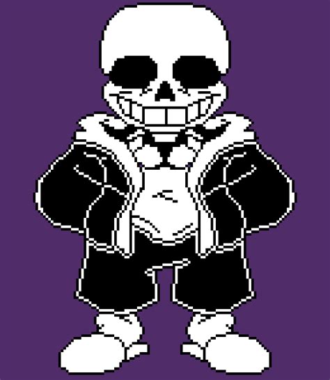 Pixilart - new sans sprite by KYUUSEISHU