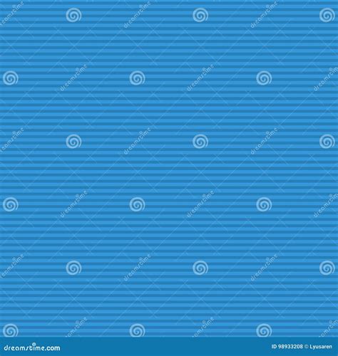 Blue Horizontal Stripes Pattern Stock Vector Illustration Of