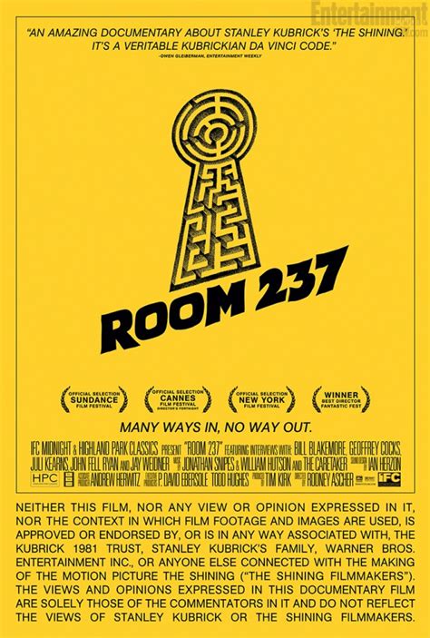 Great New Poster for THE SHINING Documentary ROOM 237 — GeekTyrant