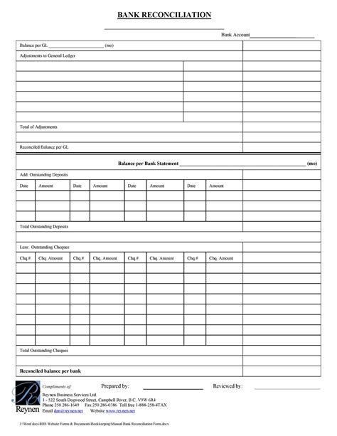 Balance Sheet Account Reconciliation Excel