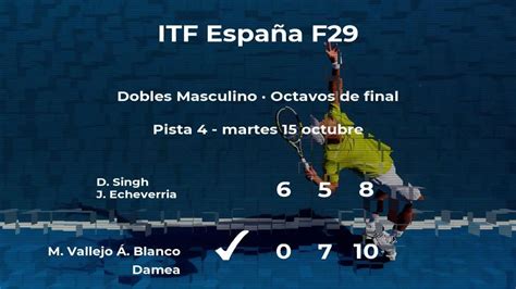 Resultados De Tenis En Directo Partido Miguel Vallejo Y Álvaro Blanco