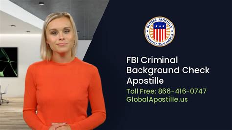 Fbi Background Check Apostille How To Apostille Background Check Youtube