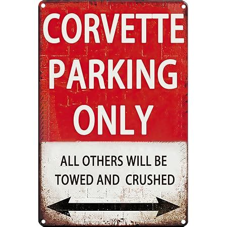 Amazon Corvette Gifts For Men Vintage Garage Metal Signs Tin