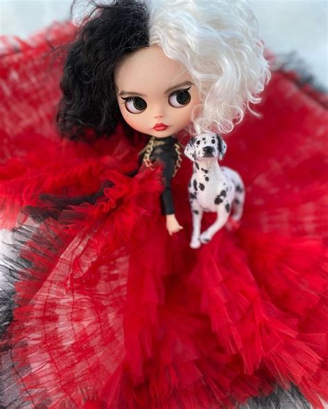 Blythe Custom Doll On Instagram Cruella And Her Faithful Friend