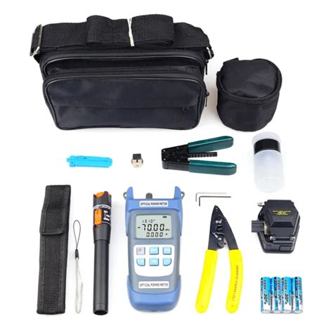 Fiber Optic Ftth Tool Kit With Fc S Fiber Cleaver Power Visible