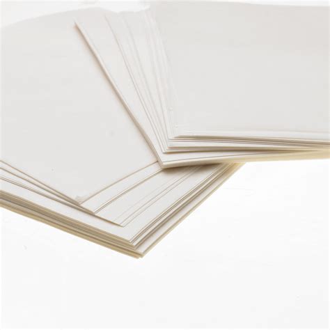 500pcs 10x10cm Weighing Paper Sheet Non Absorbing High Gloss Scale