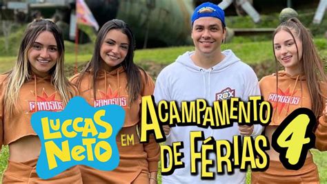 As Vilãs DO FILME LUCCAS NETO EM ACAMPAMENTO DE FÉRIAS 4 YouTube