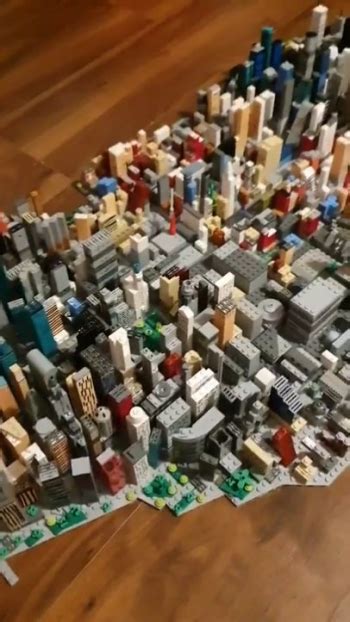 14y Old Builds Manhattan Using Freestyle Lego Funny Pictures Quotes