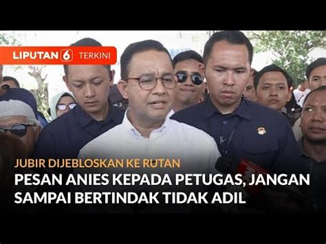 Tanggapan Anies Baswedan Soal Penahanan Jubir Amin Indra Charismiadji