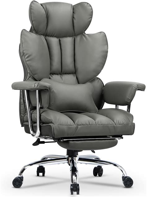 Naspaluro Executive Office Chair Desk Chair Pu Computer Recliner