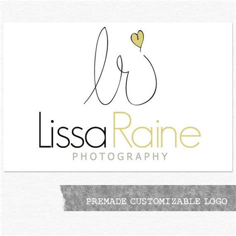 Handwritten Initials Logo And Submark Photographer Signature Etsy