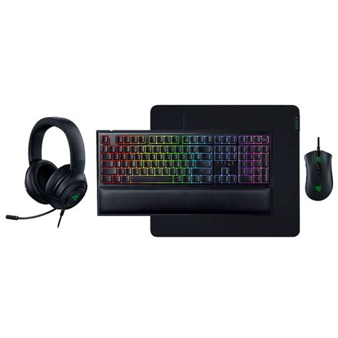 Razer Homerun Gaming Bundle Keyboard Mouse Pad And Headset Each