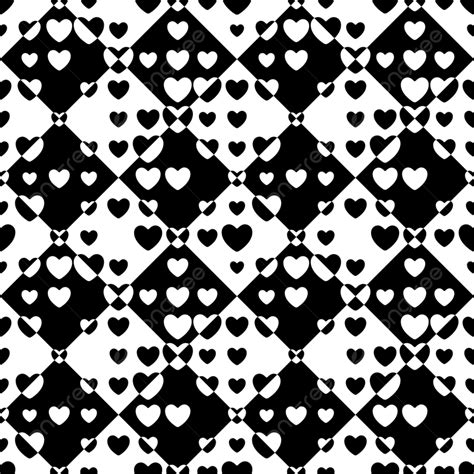 Seamless Heart Pattern Vector Design Background Heart Minimalistic