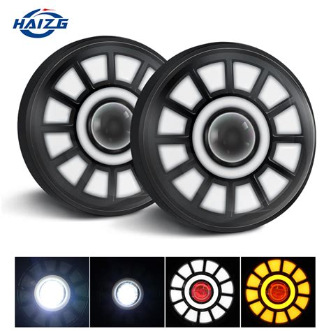 Haizg Auto Lighting System High Low Spot Light Motorcycle Inch Round