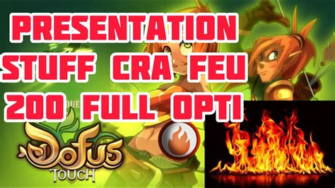 Dofus Touch Stuff Cra Feu Full Opti En Youtube