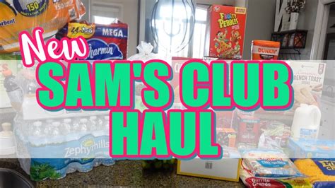 NEW HUGE SAM S CLUB GROCERY HAUL 2021 SAM S CLUB GROCERY HAUL