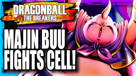 Raider Showdown Majin Buu Fights Cell Dragon Ball The Breakers Youtube