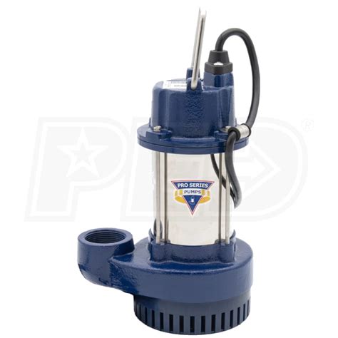 Pro Series S3033 Ns 13 Hp Cast Iron Stainless Steel Submersible Sump Pump Non Automatic