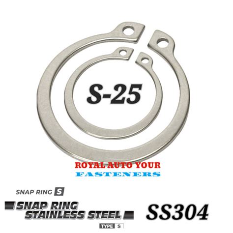 Jual Ss Snap Ring Stainless S External Circlip Snapring As Mm