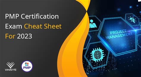 Pmp Certification Exam Cheat Sheet For Vinsys